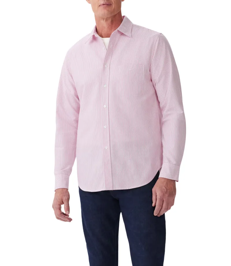 RM Williams Regular Shirt Red White-1